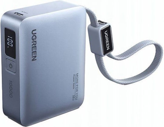 Ugreen PB584 Power Bank 10000mAh 33W με Θύρα USB-C Power Delivery Μπλε