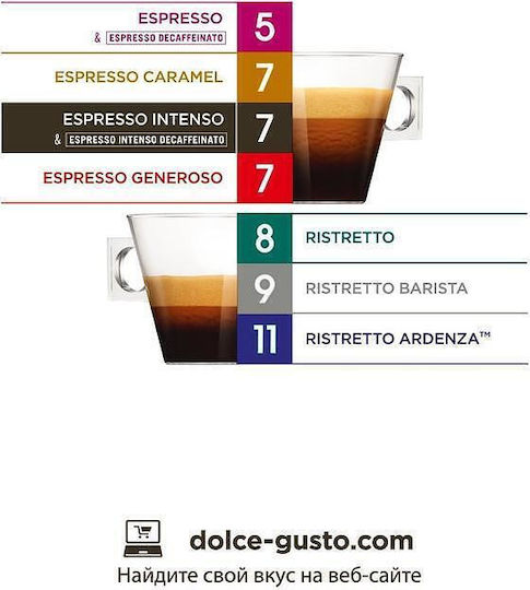 Nescafe Capsule Espresso Intens Intens Compatibile cu Aparat Dolce Gusto 30caps