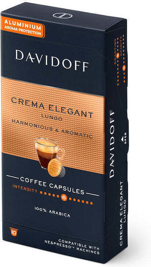 Davidoff Capsules Espresso Compatible with Machine Nespresso 10caps,tobolek