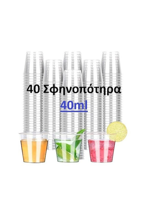 Комплект Чаши за Шот 40бр