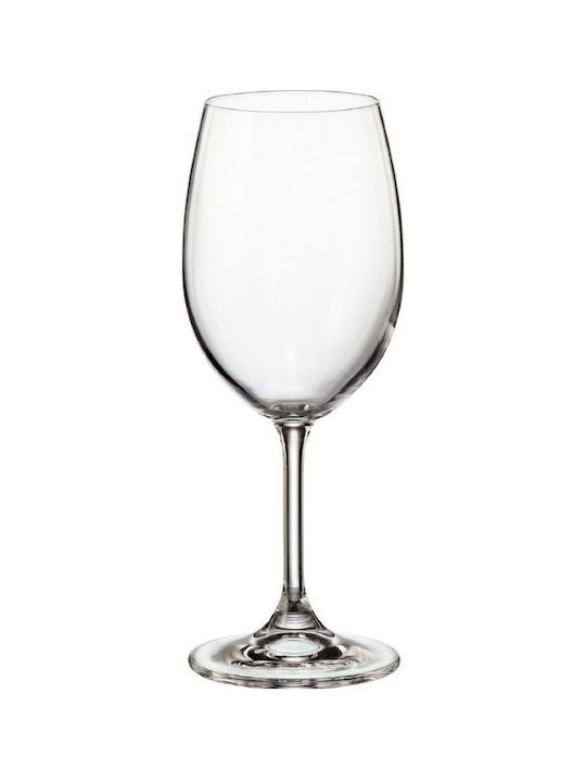 Bohemia Colibri Set Glasses for White Wine Crystal Goblet 350ml 6 Pieces