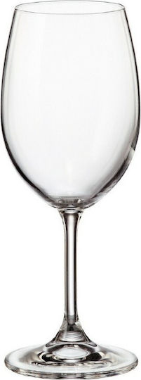 Bohemia Colibri Set Glasses for White Wine Crystal Goblet 350ml 6 Pieces