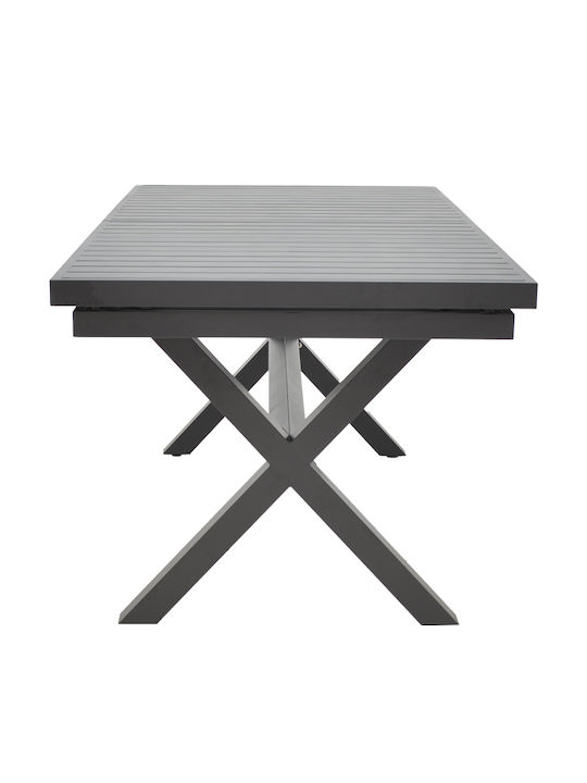Outdoor Dining Set Dagyn Azelie 7 Pieces Grey