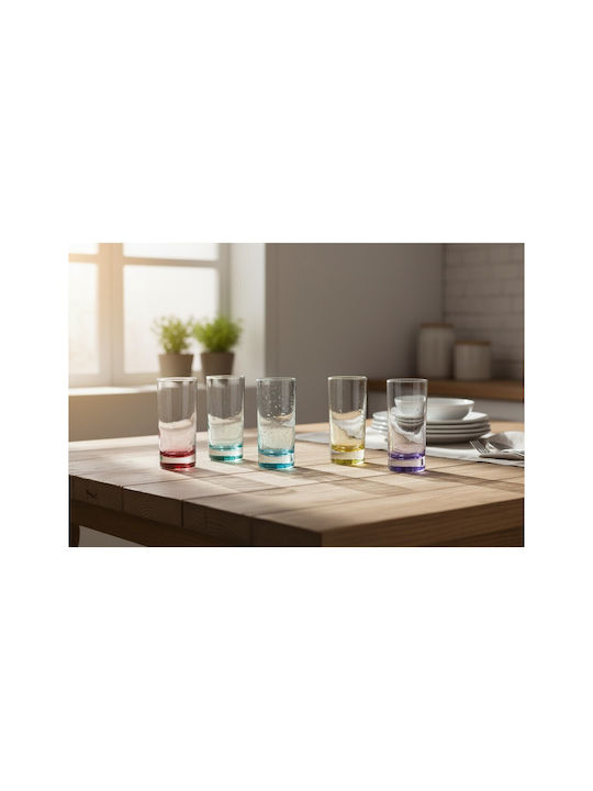Domumart Σετ Ποτήρια Νερού από Γυαλί 280ml 6τμχ