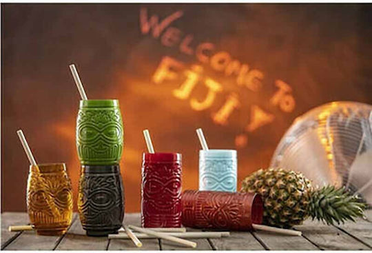 Uniglass Fiji Чаша Tiki / Коктейл Стъклена Оранжева 500ml