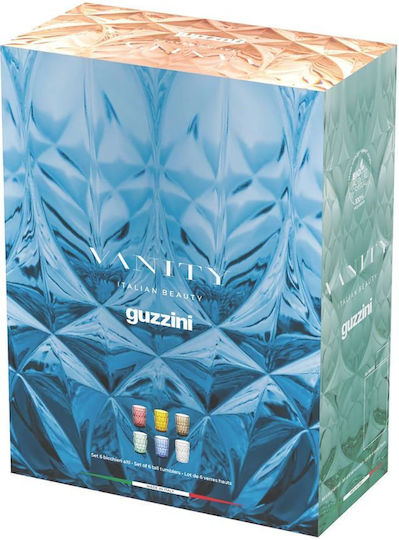 Guzzini Vanity Set of Glasses Water made of Plastic 480ml 6pcs