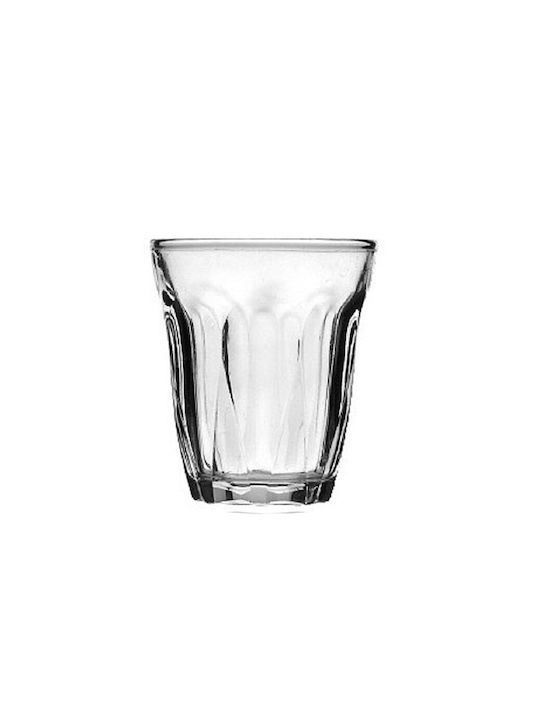 Uniglass Set of Glasses for White and Red Wine made of Glass in White Color 130ml 12pcs