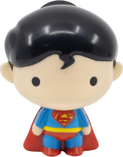 Stor Superman Glass Water made of Plastic with straw 440ml