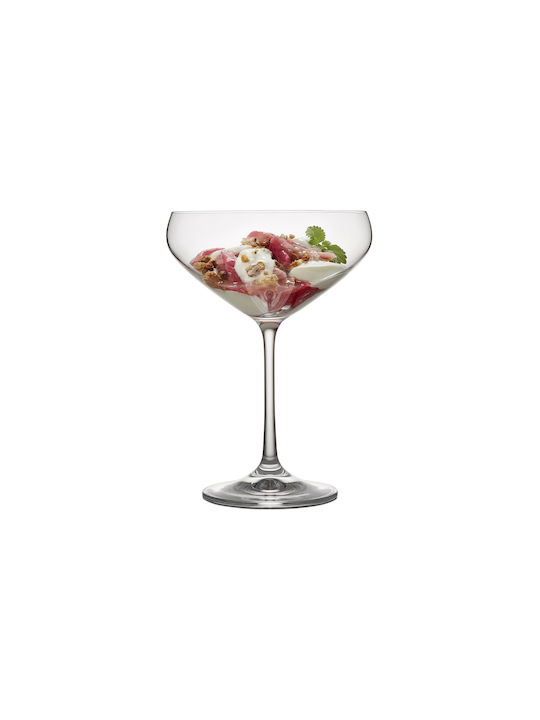 Lyngby Glas Комплект Чаши Шампанско / Коктейли от Стъкло Със Стъбло 4бр