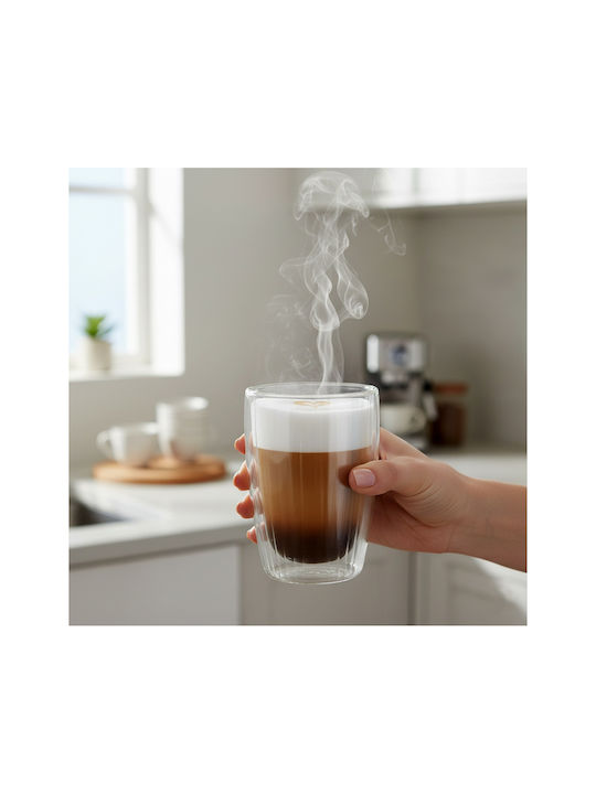 Excellent Houseware Σετ Ποτήρια από Γυαλί 350ml 2τμχ