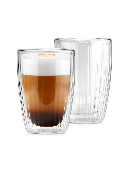 Excellent Houseware Σετ Ποτήρια από Γυαλί 350ml 2τμχ