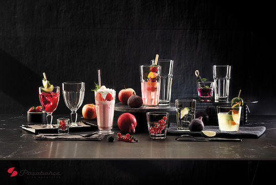 Espiel Casablanca Set of Glasses Water / Whiskey / Coffee/Freddo made of Glass 140ml 12pcs