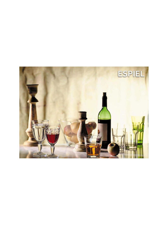 Espiel Casablanca Set Gläser Wasser / Whiskey / Kaffee/Freddo aus Glas 140ml 12Stück