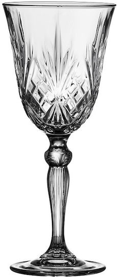 Lyngby Melodia Set of Glasses for White Wine made of Crystal Stemmed 210ml 4pcs