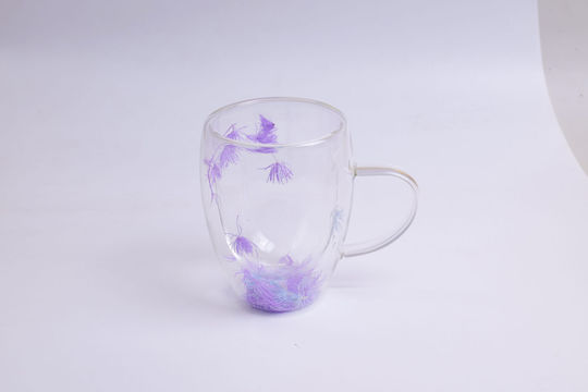 Wasser Glas Lila 350ml