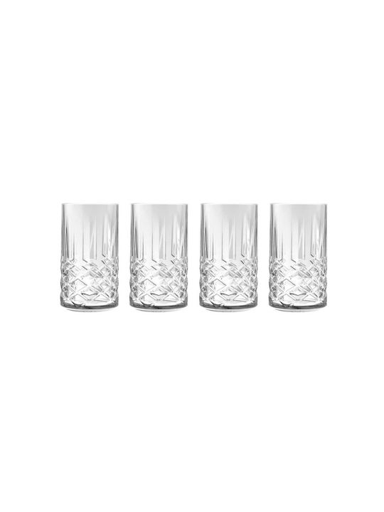 Royal Leerdam Splendor Σετ Ποτήρια Νερού από Γυαλί 360ml 4τμχ