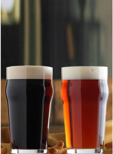 Gurallar Set of Glasses Beer, μπίρας made of Glass 570ml 12pcs