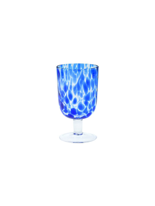 Estia Colorburst Glass for White Wine Made of Glass in Blue Color 380ml