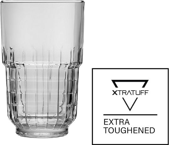 ONIS Tarq Σετ Ποτήρια Νερού από Γυαλί 355ml 12τμχ