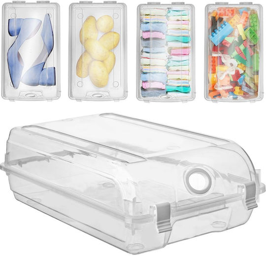 BigBuy Plastic Shoe Storage Box 32x10x14cm