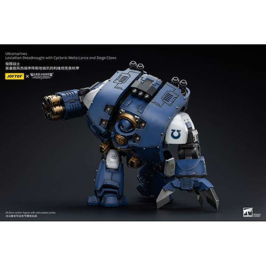 Warhammer Horus Heresy Φιγούρα Δράσης Αναλογία 1/18 Ultramarines Leviathan Dreadnought Cyclonic Melta Lance Siege Claws Μεγέθους 29cm