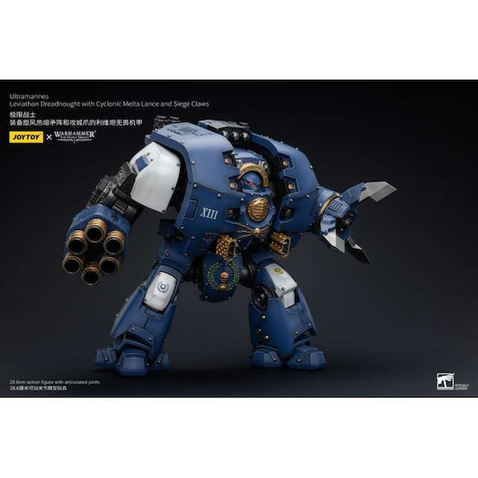 Warhammer Horus Heresy Φιγούρα Δράσης Αναλογία 1/18 Ultramarines Leviathan Dreadnought Cyclonic Melta Lance Siege Claws Μεγέθους 29cm