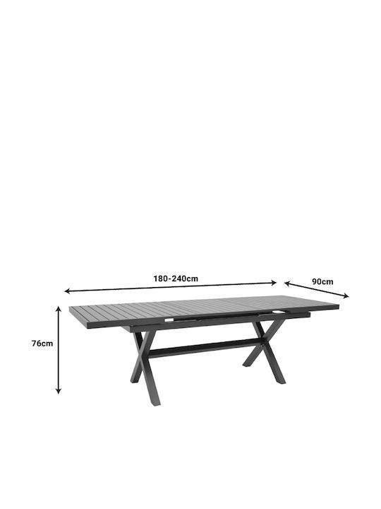 Outdoor Dining Set Dagyn 7 Pieces Pakketo