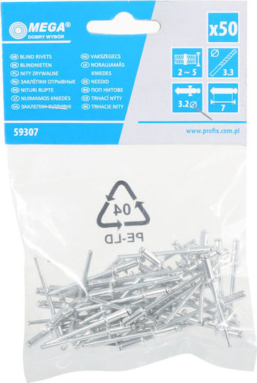 Mega Nituri Aluminiu M4.8x23mm 50buc