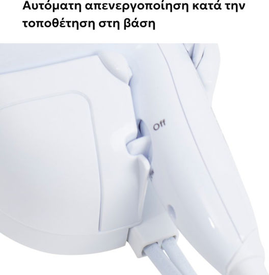 Telemax Uscător de păr pentru hotel Alb 1.5kW