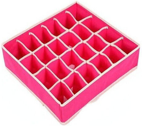 Plastic Casetă pentru Șosete / Legături în Culoare Roz 32x32x10cm 1buc Plastic Casetă pentru Șosete / Legături în Culoare Roz 32x32x10cm 1buc