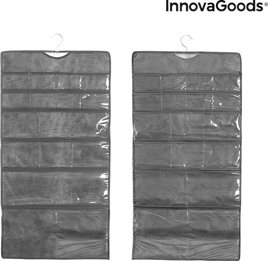 InnovaGoods Bijette Πλαστική Κρεμαστή Θήκη Αποθήκευσης για Ζώνες σε Γκρι Χρώμα 43x81cm