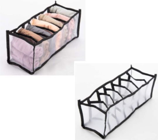 Organizator Sertare Negru 22x20x36cm 15784-65