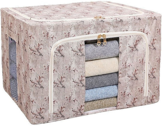 Stoff Aufbewahrungshülle für Kleidung in Rosa Farbe 50x40x33cm 1Stück