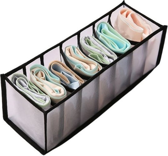 Organizator Sertare Negru 12x17x36cm 15784-64