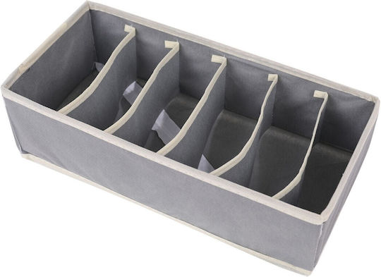 Alista Home Husă de Depozitare din Material Textil pentru Șosete / Cravate în Culoare Gri 32x16x10cm Alista Home Husă de Depozitare din Material Textil pentru Șosete / Cravate în Culoare Gri 32x16x10cm