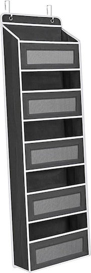 Alista Home Husă De Depozitare Haine Din Plastic Pentru Umeraș Neagră 146x40x17cm
