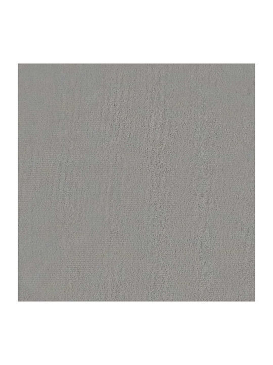 Velvet Dining Bench Light Grey 110x40x46cm