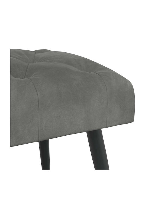 Ess- und Küchenstühle Samt Dunkelgrau 110x40x46cm