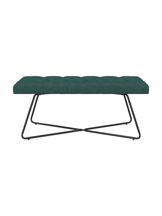Bancă De Bucătărie Cu Suprafață Din Lemn Verde Închis 110x40x46cm