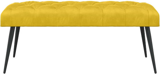 Ess- und Küchenstühle Samt Gelb 110x40x46cm