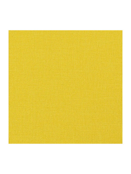Dining Bench With Soft Yellow Fabric Upholstery 60x40x45cm