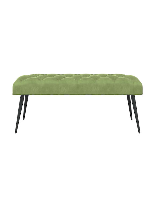 Bancă De Bucătărie Catifea Verde Deschis 110x40x46cm