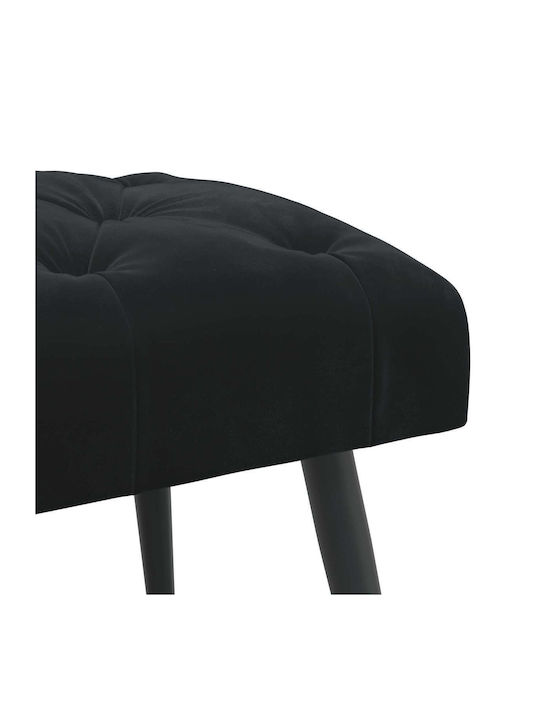 Ess- und Küchenstühle Samt Schwarz 110x40x46cm