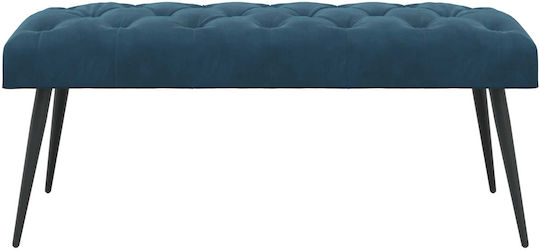Пейка За Трапезария Кадифена Синя 110x40x46см