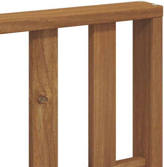 Dining Room Wooden Brown Armchairs 2 Pieces 60x61 cm