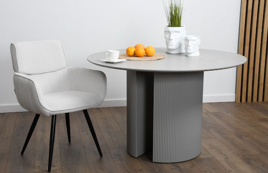 Verba Dining Room Fabric Chair Ecru