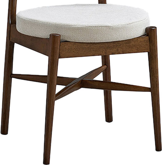 Raudi Ess- und Küchenstühle Hölzernes Kastanie-Beige 45.5x45.5x81cm