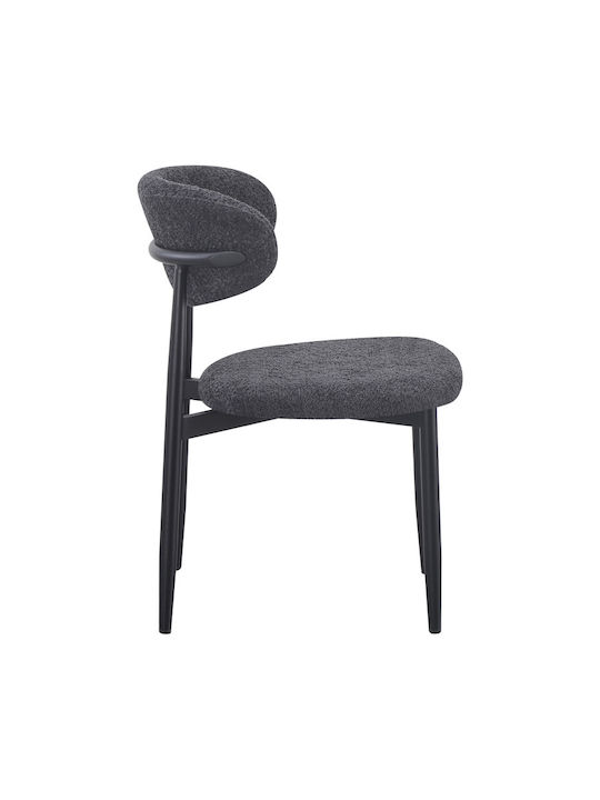 Folegio Dining Chair with Fabric Upholstery Anthracite 50x57x79.5cm
