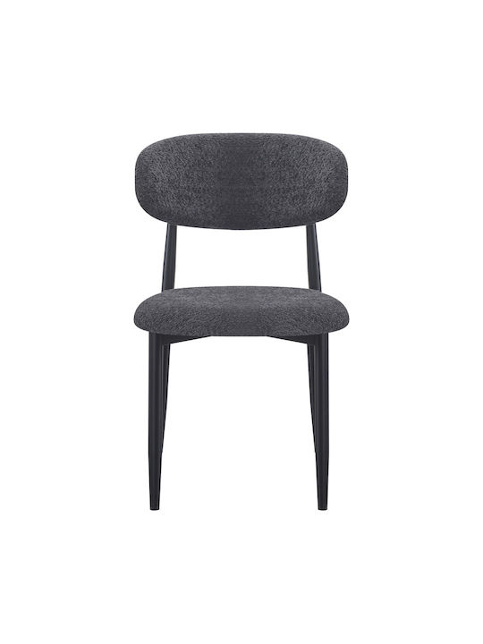 Folegio Dining Chair with Fabric Upholstery Anthracite 50x57x79.5cm
