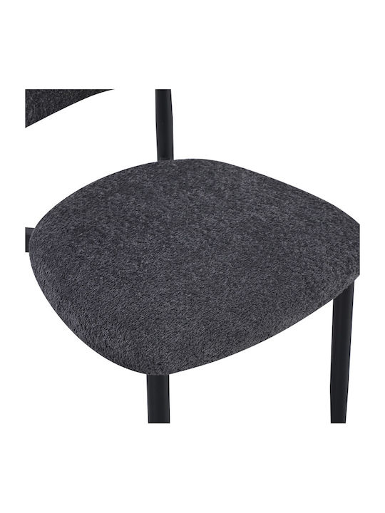 Folegio Dining Chair with Fabric Upholstery Anthracite 50x57x79.5cm